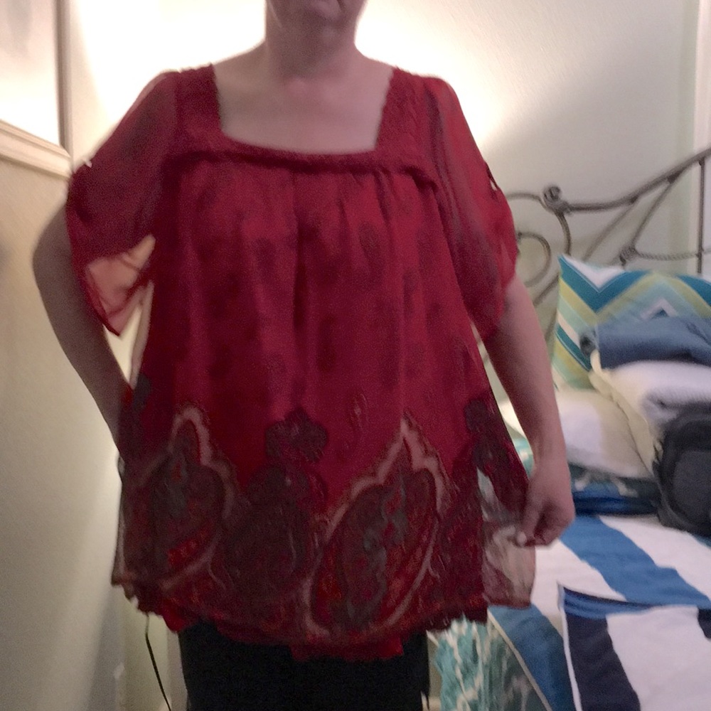 Women’s blouse by denim 24/7, size 28W